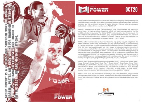 MOSSA Group Power OCT 2020  VIDEO+MUSIC+NOTES